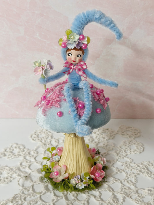 Blue Mushroom Pixie