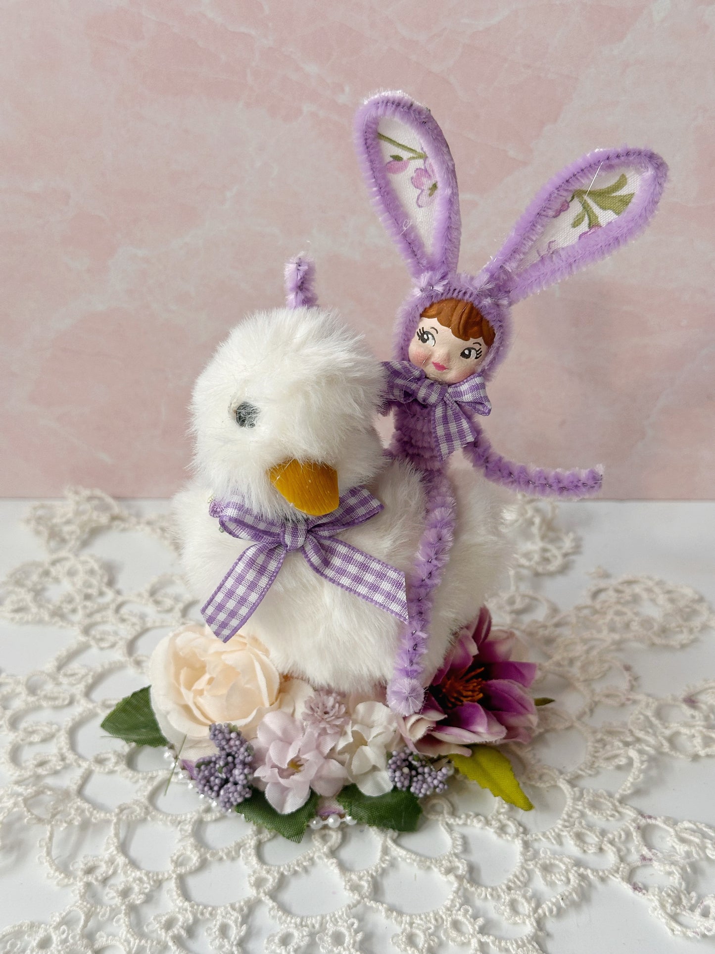 Bunny Girl on Duck